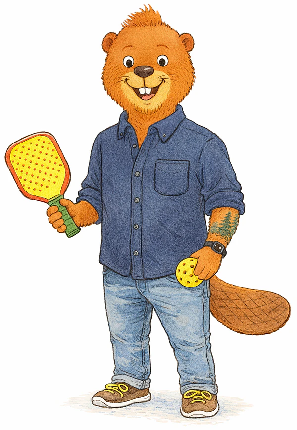 Beaver Pickleball Player