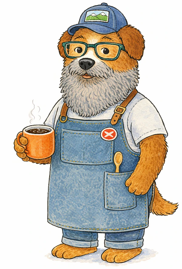 Dog Coffee Shop Owner
