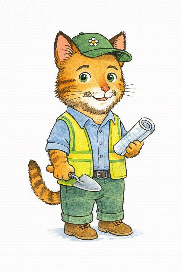 Cat Sustainable Farming Designer